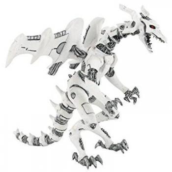 Figurina di Drago Robot di Plastoy in bianco