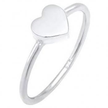 Anello a Forma di Cuore in Argento Sterling 925 con Motivo Filigrana ELLI
