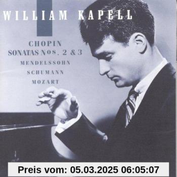 William Kapell : Œuvres de Chopin, Mendelssohn et Schumann
