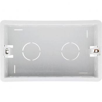 Minitiger Wall Box for Standard Touch Switch and USB Socket, 137x83x56mm, White