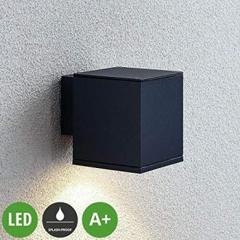 Applique LED da esterni 'Mekita' (Moderno) colore Nero
