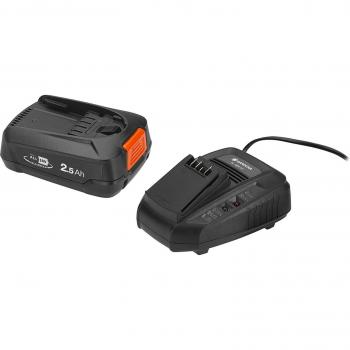 Gardena AL 1830 CV and PBA 18V/45 P4A 18v Cordless Li-ion Battery 2.5ah
