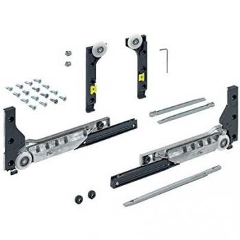 SlideLine 10 kg Hettich – Conjunto Completo de Herrajes para Puertas Deslizantes