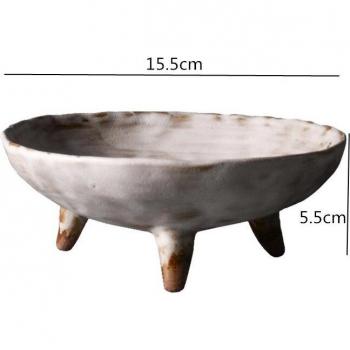 Round Footed Fruit Dish