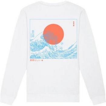 F4NT4STIC „Kanagawa-Welle“ Print‑Sweatshirt für Männer 2XL
