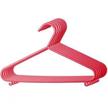 Cintres en plastique vieux rose pour enfants, lot de 8