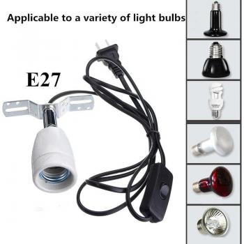 E27 Ceramic Pet Box Heating Lamp Adapter