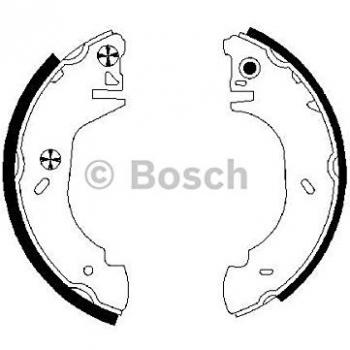 BOSCH Bremsbackensatz 0 986 487 524