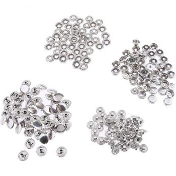 Fixations en acier inoxydable à pression pour embarcations – Pack 100 pièces