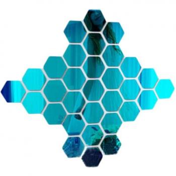 Sticker Hexagon 3D Décoration Intérieure