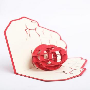 Birthday & Wedding 3D Pop-Up Love Card