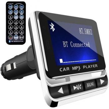 1.3 LCD FM Transmitter for Car with USB Charging, MP3 Playback, and Hands-Free Calling