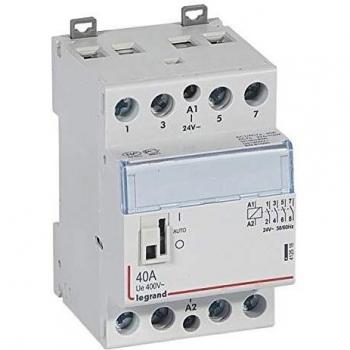 Legrand Cx³ Contacteur 40A 4P 24V avec Interrupteur