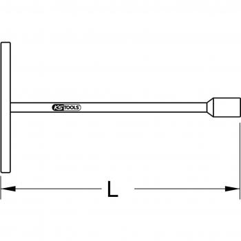Chiave a Bussola esagonale t-fissa 23 mm – KS TOOLS 963.8428