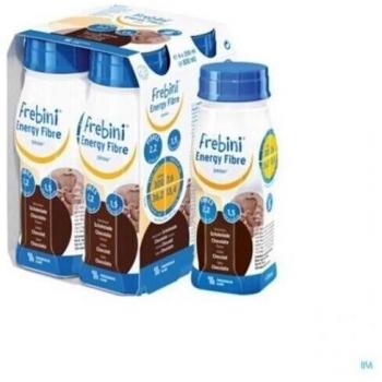 Frebini Solution Buvable Énergétique Fibre Chocolat 4x200 ml