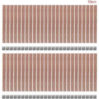 50 Uds. Mechas de Madera para Velas de Soja 12,5mm