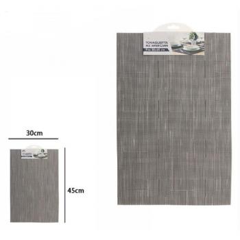 Set “Dawn Dining” – Décor de table grisonné – 30 × 45 cm – Gris clair – 72290