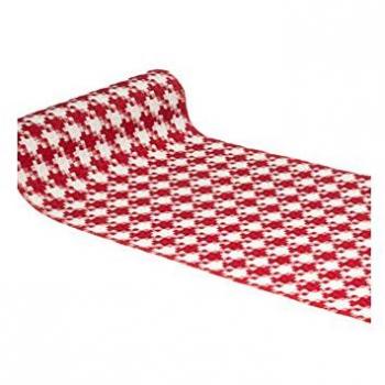 Chemin de Table Moulins à Vent 28cm Rouge