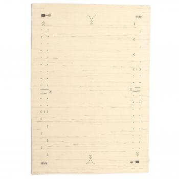 Gabbeh Frame – Tapis Blanc Ecru 160×230
