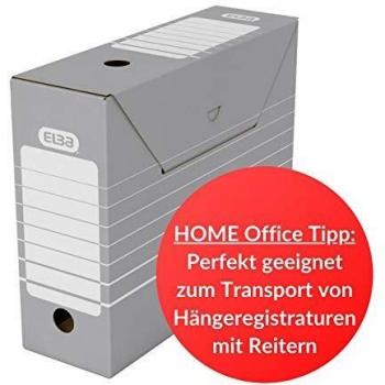 ELBA Archivbox Tric, grau, 10 Stück, 10 cm breit
