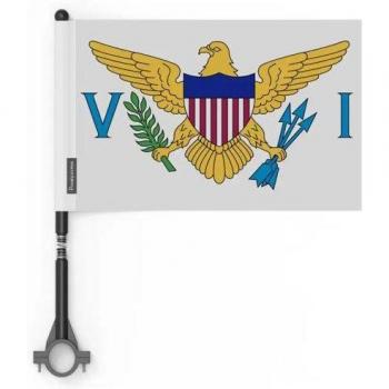 Virgin Islands USA Flag Collection – 20‑Pack – 14 × 21 cm Polyester, Weather‑Resistant