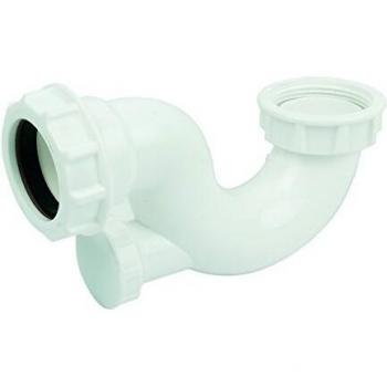 FLOPLAST 40mm Shallow Bath Trap with Rodding Eye