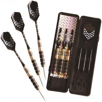 Premium Slim Flight Steel Tip Darts – 23g, 3‑Set with Custom Case