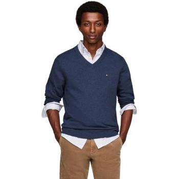 Pull-over Tommy Hilfiger bleu XXL