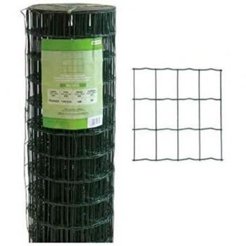 Rete Zincata con Finitura in PVC Papillon 76x63mm Altezza 150cm Lunghezza 25mt