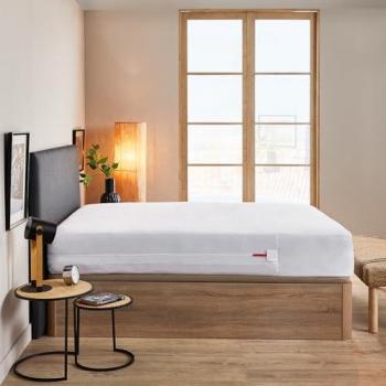 Housse de matelas 200x200cm avec protection anti-punaises et anti-liquides