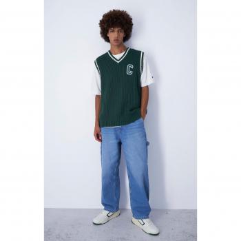 Gilet Scollo a V con C di College