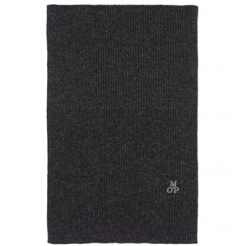 Marc O'Polo Strickschal 50 Jahre Heritage Rib schwarz one_size