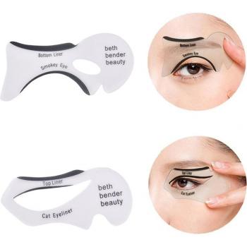 2Pcs Winged Eyeliner Shaping Tools