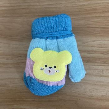 Couvre-mains hivernaux pour tout-petit – laine tricotée, 0 à 3 ans, avec fil chaud