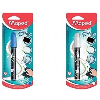 Marqueur effaçable multi-surface MAPED blanc