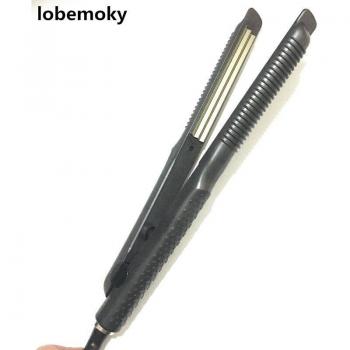 Small Electric Curling Tool with Titanium and Corrugated Design