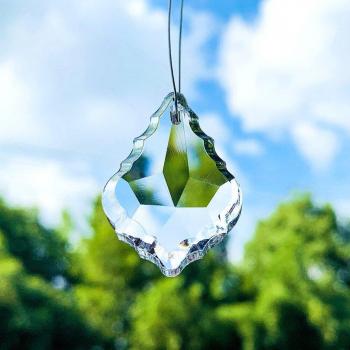 Maple Leaf Suncatcher Crystal Pendant