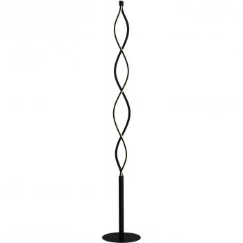 Lustre de sol Welina 150 cm, couleur noire, intensité modulable