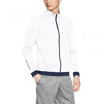 White Under Armour Men’s Playoff FZ Polo XL