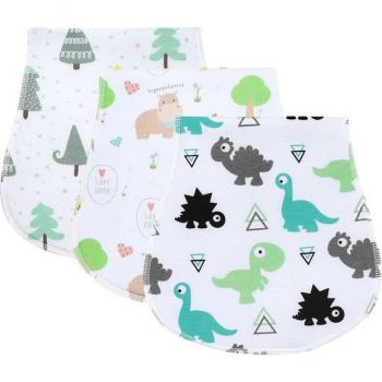 Ensemble de Bavettes Maternité Coton – 3 Couches, Imperméable
