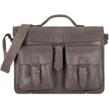 Greenscape Grey Leather Carryall – 40 cm Greenland Model