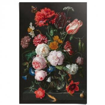 Reinders! Poster Stillleben mit Blumenvase von Jan Davidsz de Heem