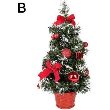 40cm 20LED Decorative Mini Christmas Tree in Flower Basket