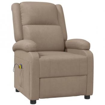 Massagestuhl Cappuccino Braun Kunstleder „Energie Sitz“