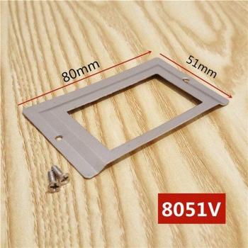 Classic Antique Iron Handle Labels for Furniture – 10 Count (80×51 mm)