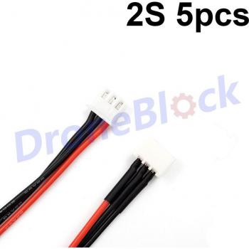 5 uds Cables de Equilibrador de Silicona para Batería LiPo 2S-8S