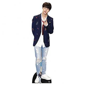 BTS Figurine en Papier Kraft Kim Seok‑Jin – Taille Réelle 179 cm