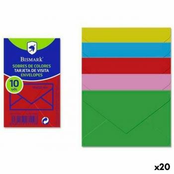 BISMARK Multi‑Hue Envelopes – 7.6 x 12 cm
