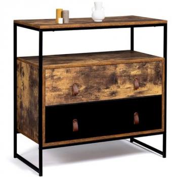 Arcón de 80 cm Chicago: Doble Cajón, Diseño Industrial