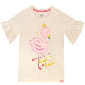 Harry Bear Pink Glitter Flamingo Girl’s Tee (Age 6-7)